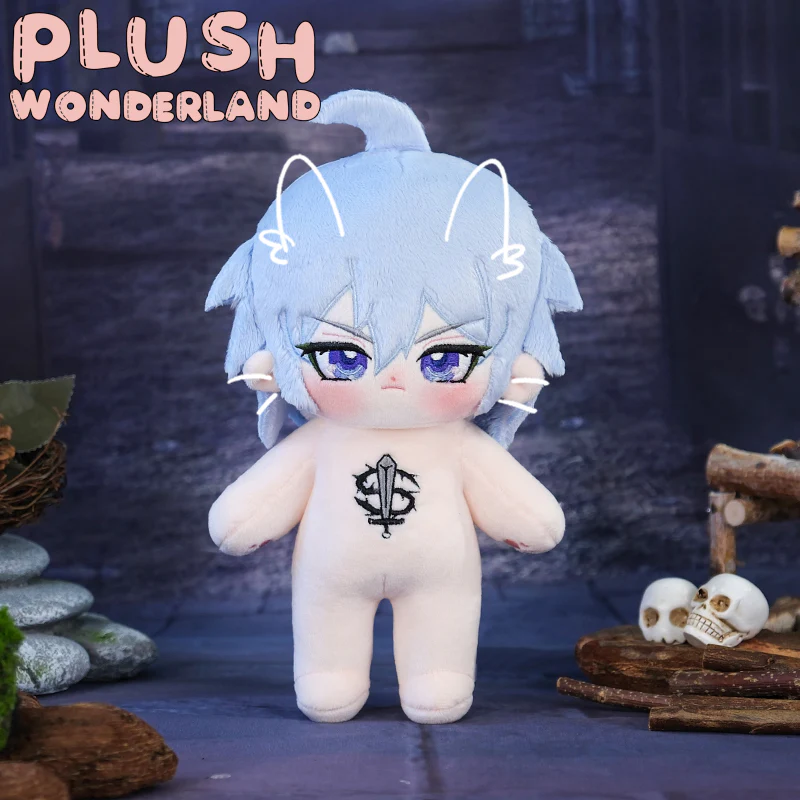 【Consignment Sales】PLUSH WONDERLAND Twsted-Wondeland Diiasomnia Sillver Cotton Doll Plush 20 CM FANMADE - Image 5