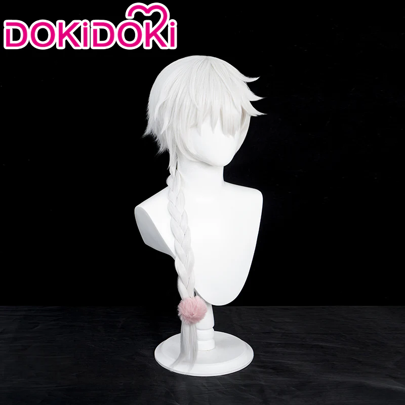 【Ver 1 Ready For Ship】DokiDoki Anime Cosplay Cosplay Wig Long White Hair - Image 3