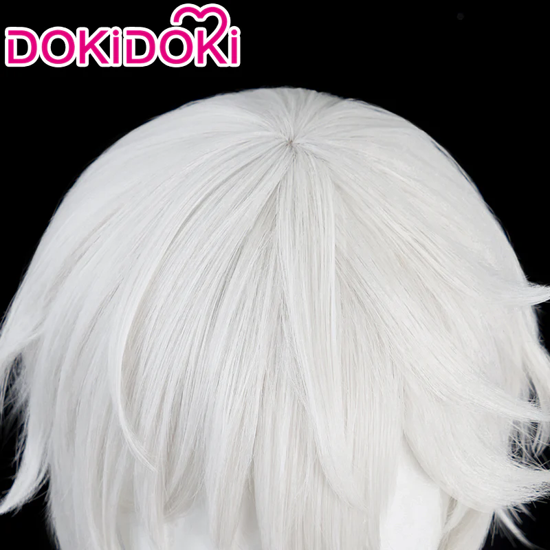 【Ver 1 Ready For Ship】DokiDoki Anime Cosplay Cosplay Wig Long White Hair - Image 4