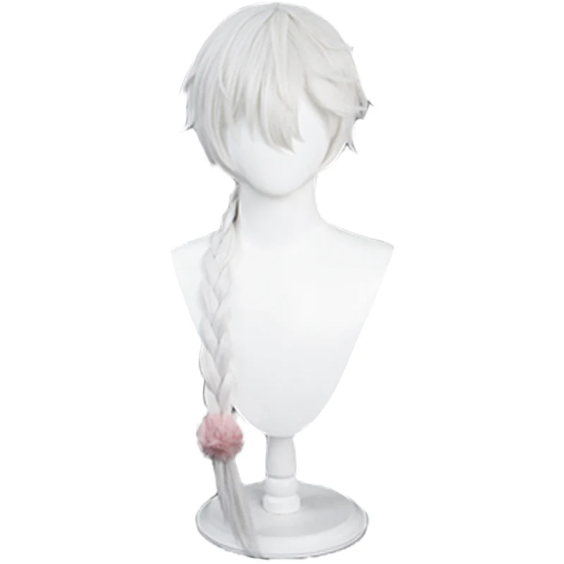 【Ver 1 Ready For Ship】DokiDoki Anime Cosplay Cosplay Wig Long White Hair - Image 5