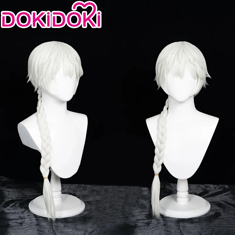 【Ver 1 Ready For Ship】DokiDoki Anime Cosplay Cosplay Wig Long White Hair - Image 6
