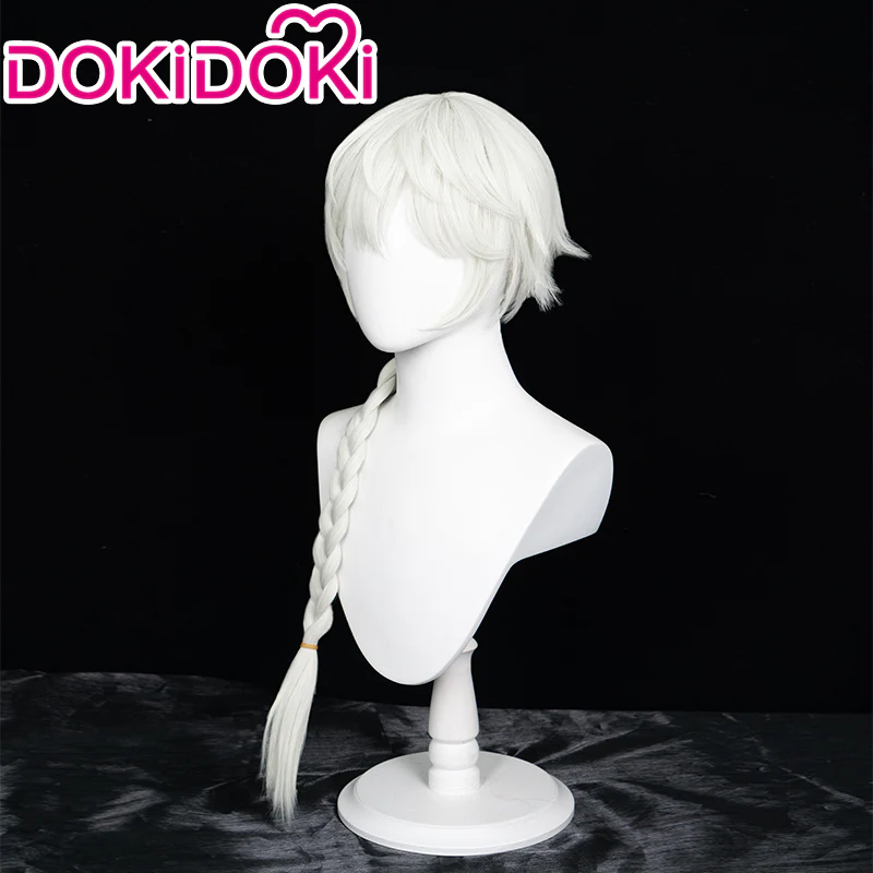 【Ver 1 Ready For Ship】DokiDoki Anime Cosplay Cosplay Wig Long White Hair - Image 7