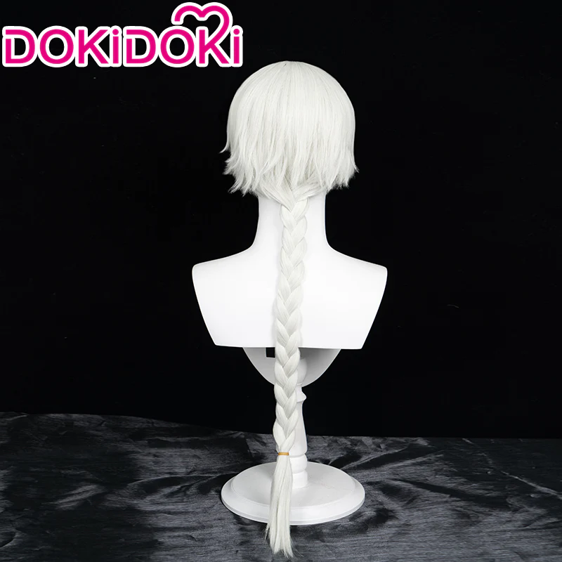 【Ver 1 Ready For Ship】DokiDoki Anime Cosplay Cosplay Wig Long White Hair - Image 8