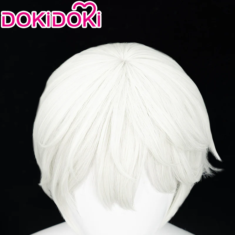 【Ver 1 Ready For Ship】DokiDoki Anime Cosplay Cosplay Wig Long White Hair - Image 9