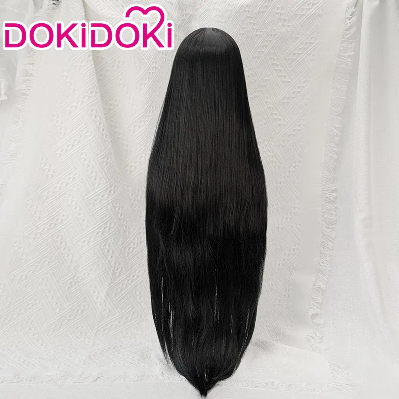 【Ready For Ship】DokiDoki Anime Cosplay Devil Women Black Long Wig / Hiarband Halloween Accessory - Image 4