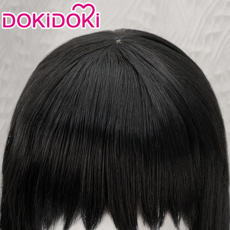 【Ready For Ship】DokiDoki Anime Cosplay Devil Women Black Long Wig / Hiarband Halloween Accessory - Image 5