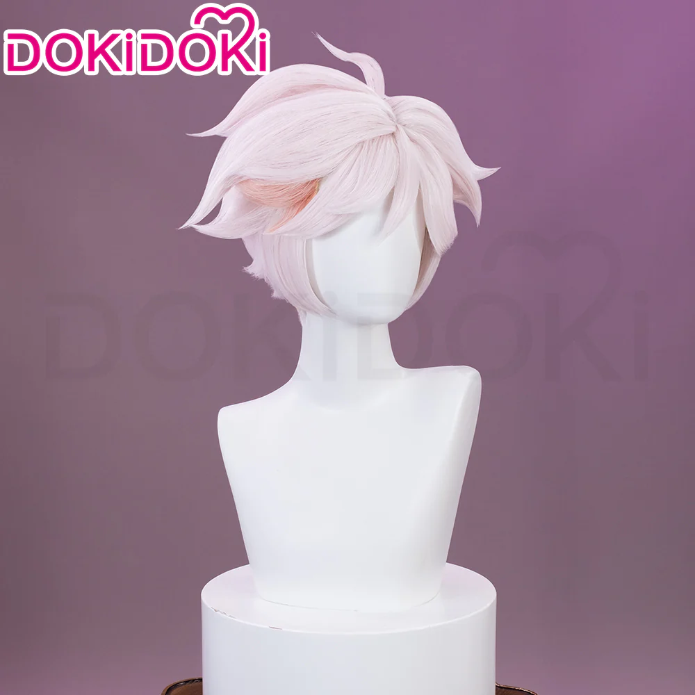 【Partially Ready For Ship】DokiDoki Anime Hell Hotel Cosplay Wig Pink Short / Long Pre Crimped - Image 4