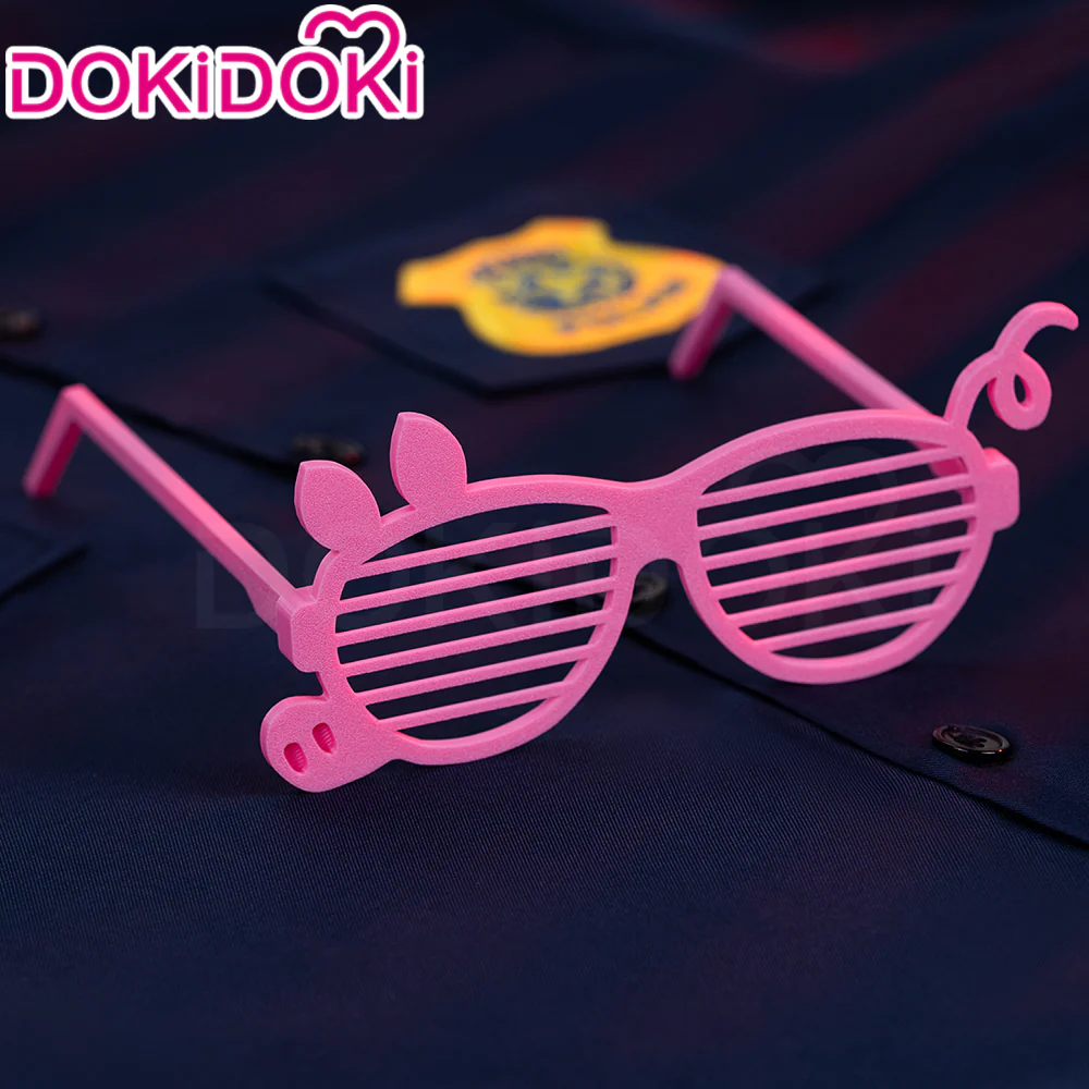 【Ready For Ship】DokiDoki Anime Movie Cosplay Fox Wig / Glasses Short Orange Hair - Image 7