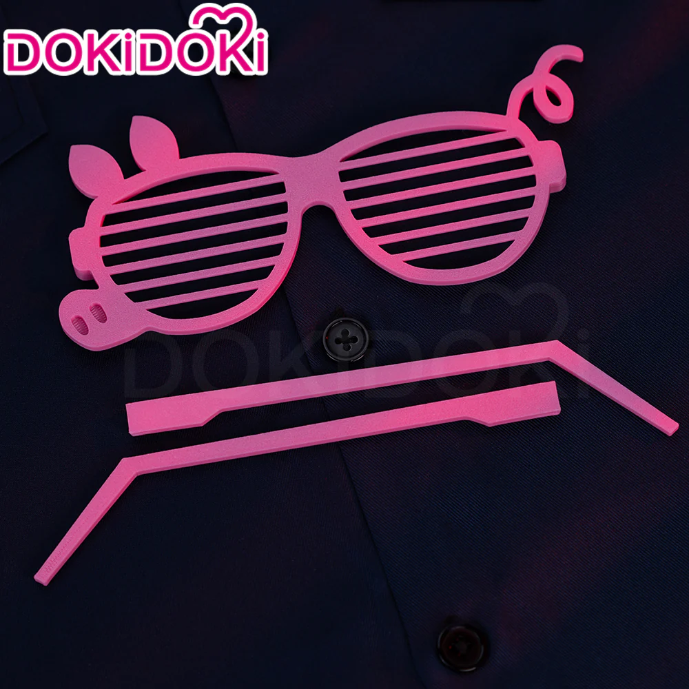 【Ready For Ship】DokiDoki Anime Movie Cosplay Fox Wig / Glasses Short Orange Hair - Image 8