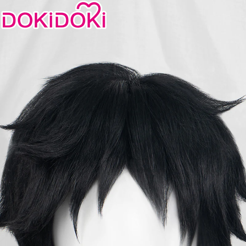 【Ready For Ship】DokiDoki Anime Cosplay Wig / Hat Short Black - Image 3