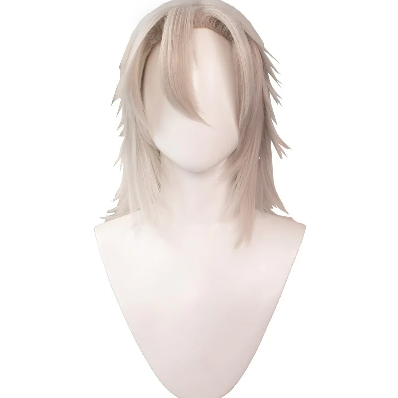 【Ready For Ship】DokiDoki Cosplay Wig Halloween Short White Hair - Image 4