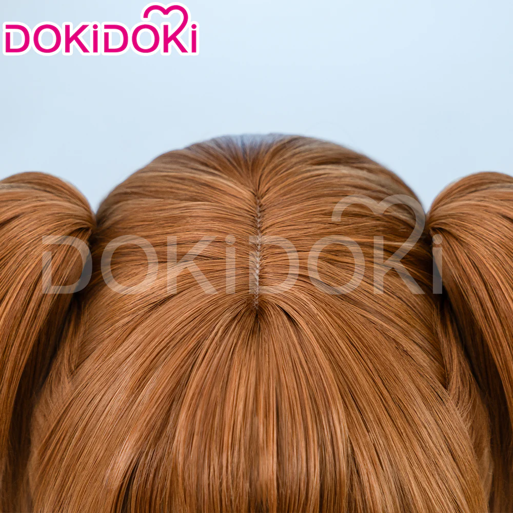 【Ready For Ship】DokiDoki Cosplay Wig Long Brown Hair - Image 4