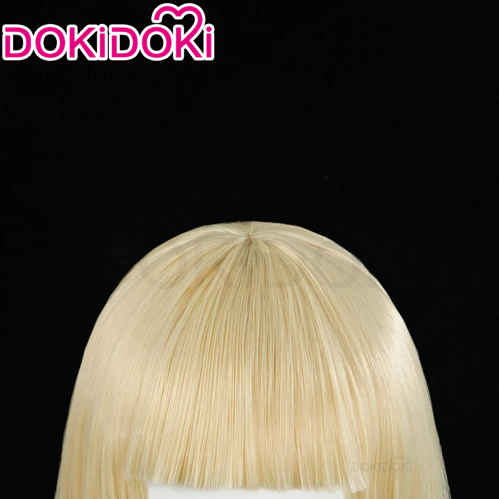 【Ready For Ship】DokiDoki Game Cosplay Wig Long Straight Linen Hair - Image 4