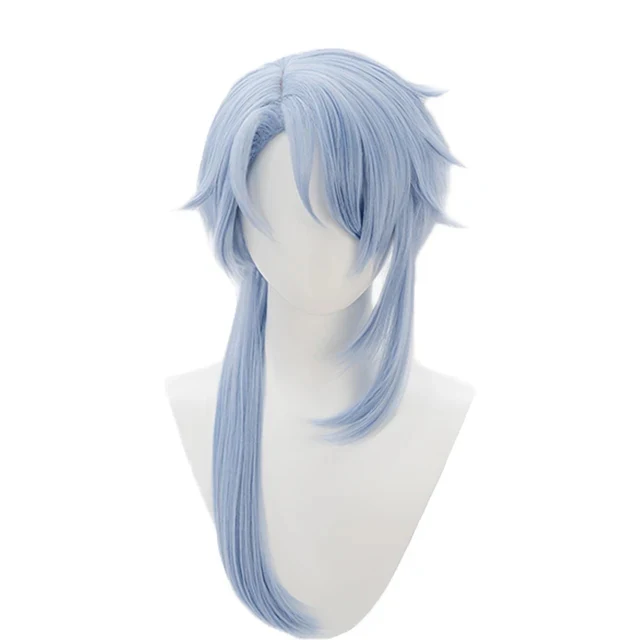 【Ready For Ship】DokiDoki Game Genshin Impact Cosplay Kamisato Ayato Wig Silicone Scalp Ver. - Image 2