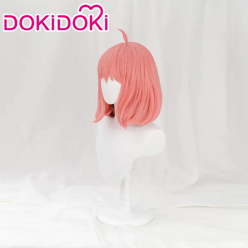 DokiDoki Manga Cosplay Wig Halloween Cute Short Pink - Image 2
