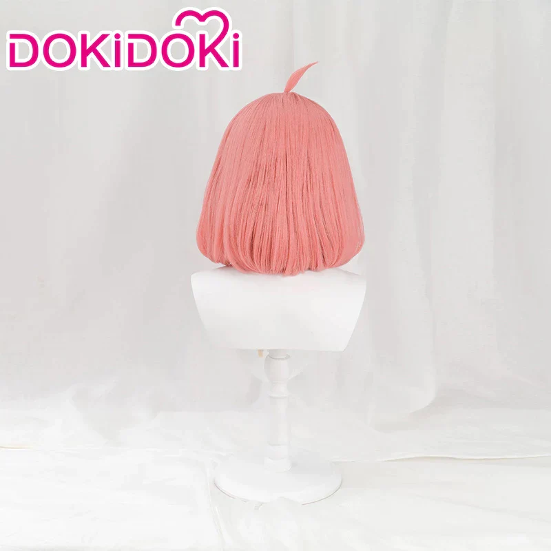 DokiDoki Manga Cosplay Wig Halloween Cute Short Pink - Image 3