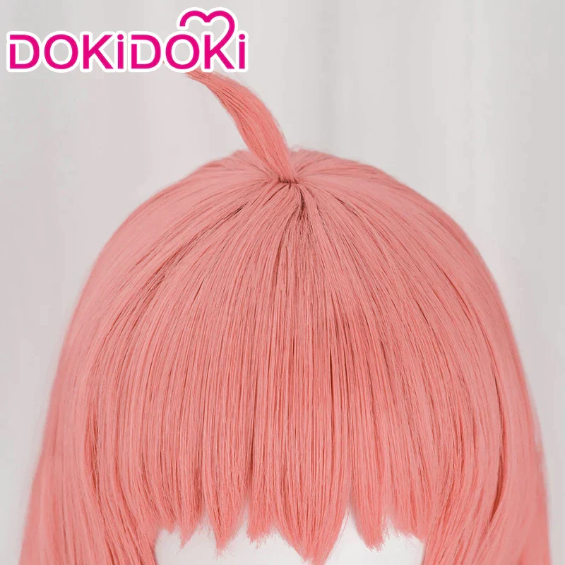 DokiDoki Manga Cosplay Wig Halloween Cute Short Pink - Image 4