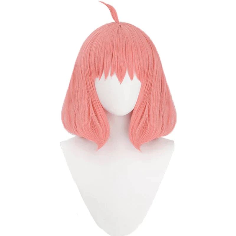 DokiDoki Manga Cosplay Wig Halloween Cute Short Pink - Image 5
