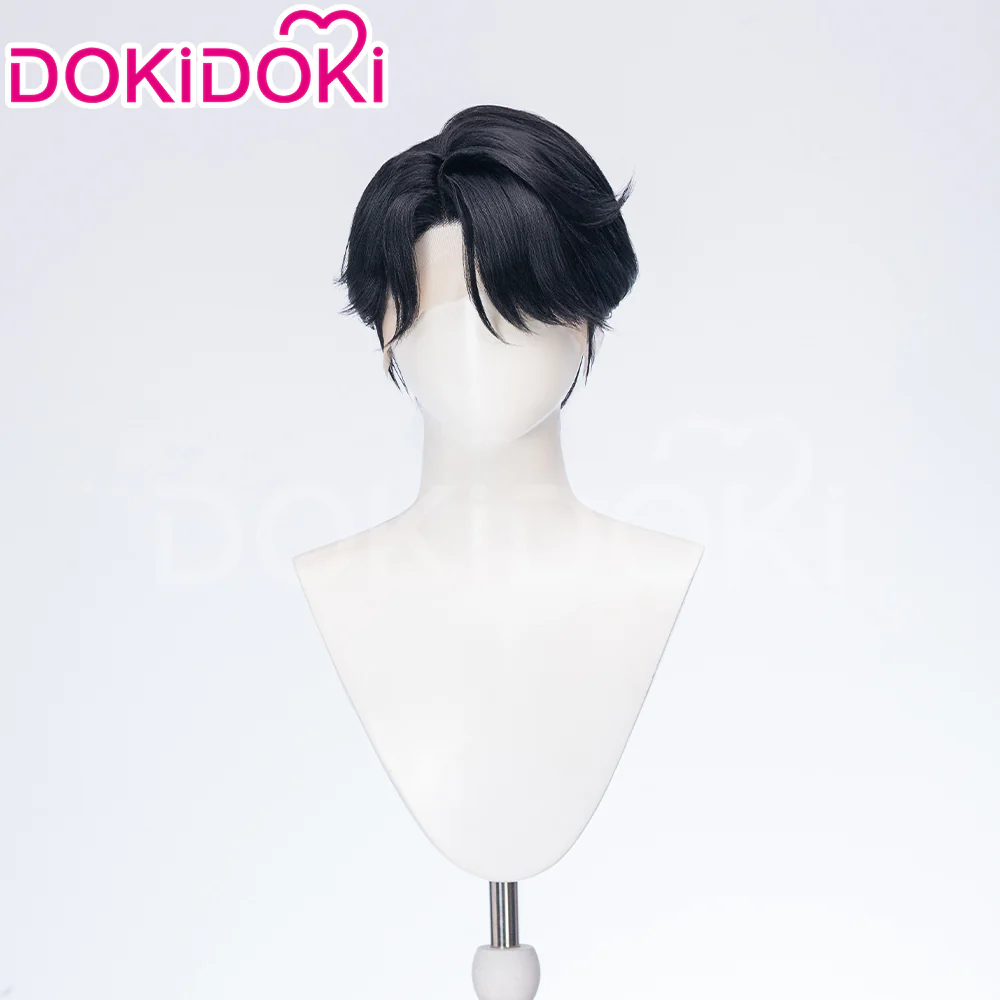 【US/EU LOCAL SHIPPING 】DokiDoki Movie Anime Cosplay Men Wig Short Black Hair - Image 7