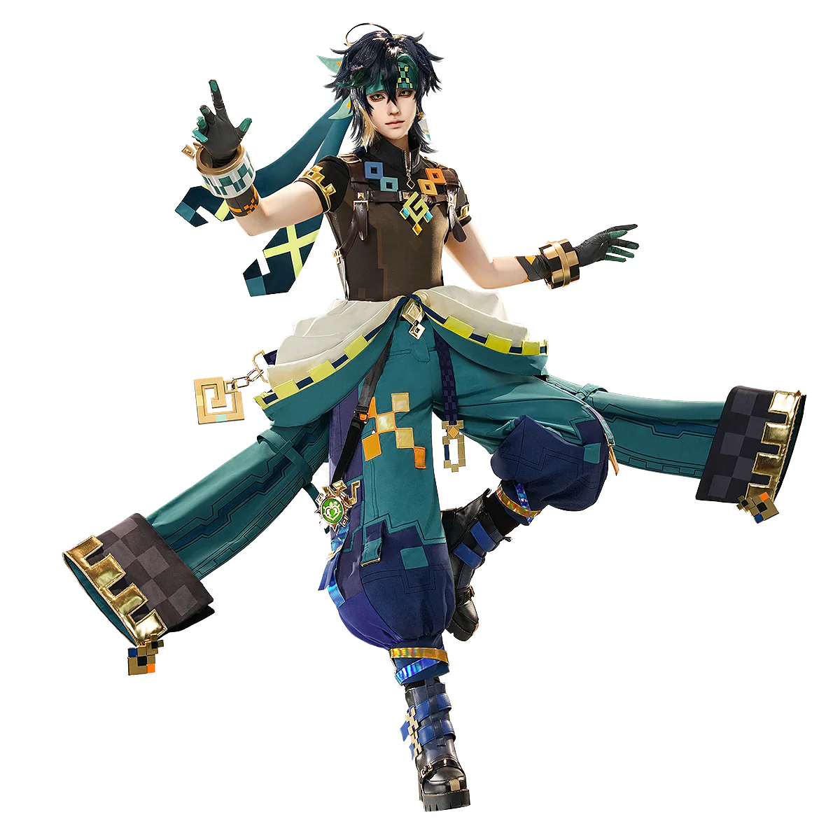 【US/EU LOCAL SHIPPING】DokiDoki-SR Game Genshin Impact Cosplay Kinich Costume Natlan - Image 5