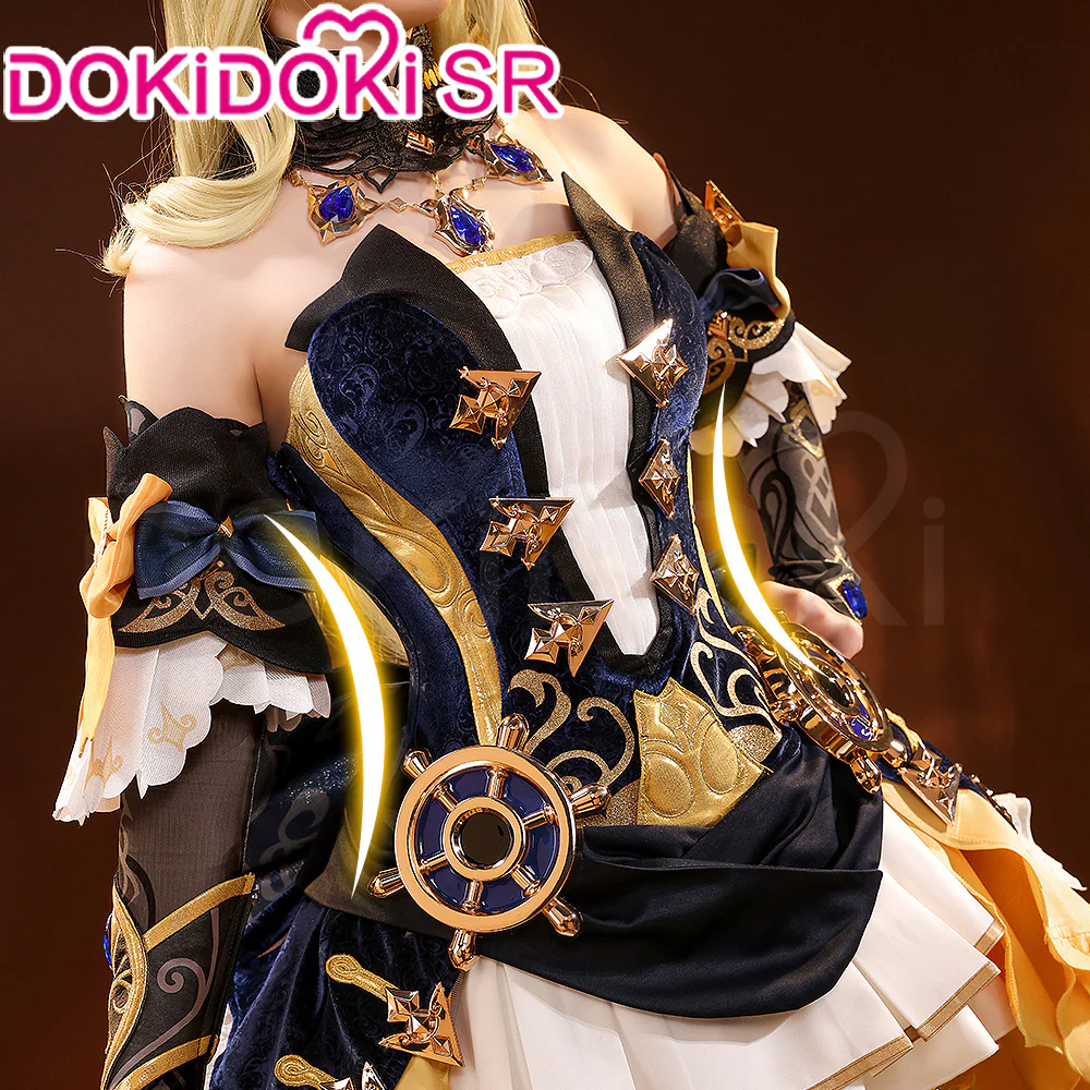 【Ready For Ship】DokiDoki-SR Game Genshin Impact Cosplay Navia Costume Fontaine - Image 4