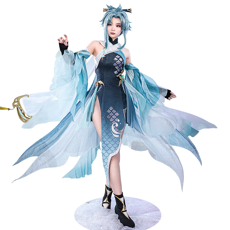 【US LOCAL SHIPPING 】DokiDoki-SR Game Genshin Impact Cosplay Pinger Costume Madame Ping - Image 5