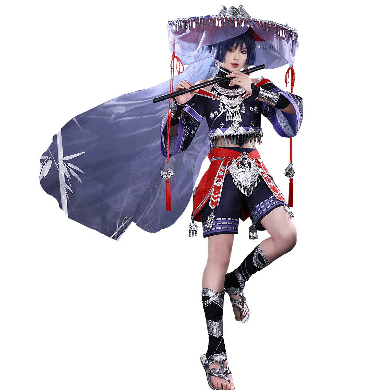 DokiDoki-SR Game Genshin Impact Cosplay Scaramouche Costume Doujin - Image 6