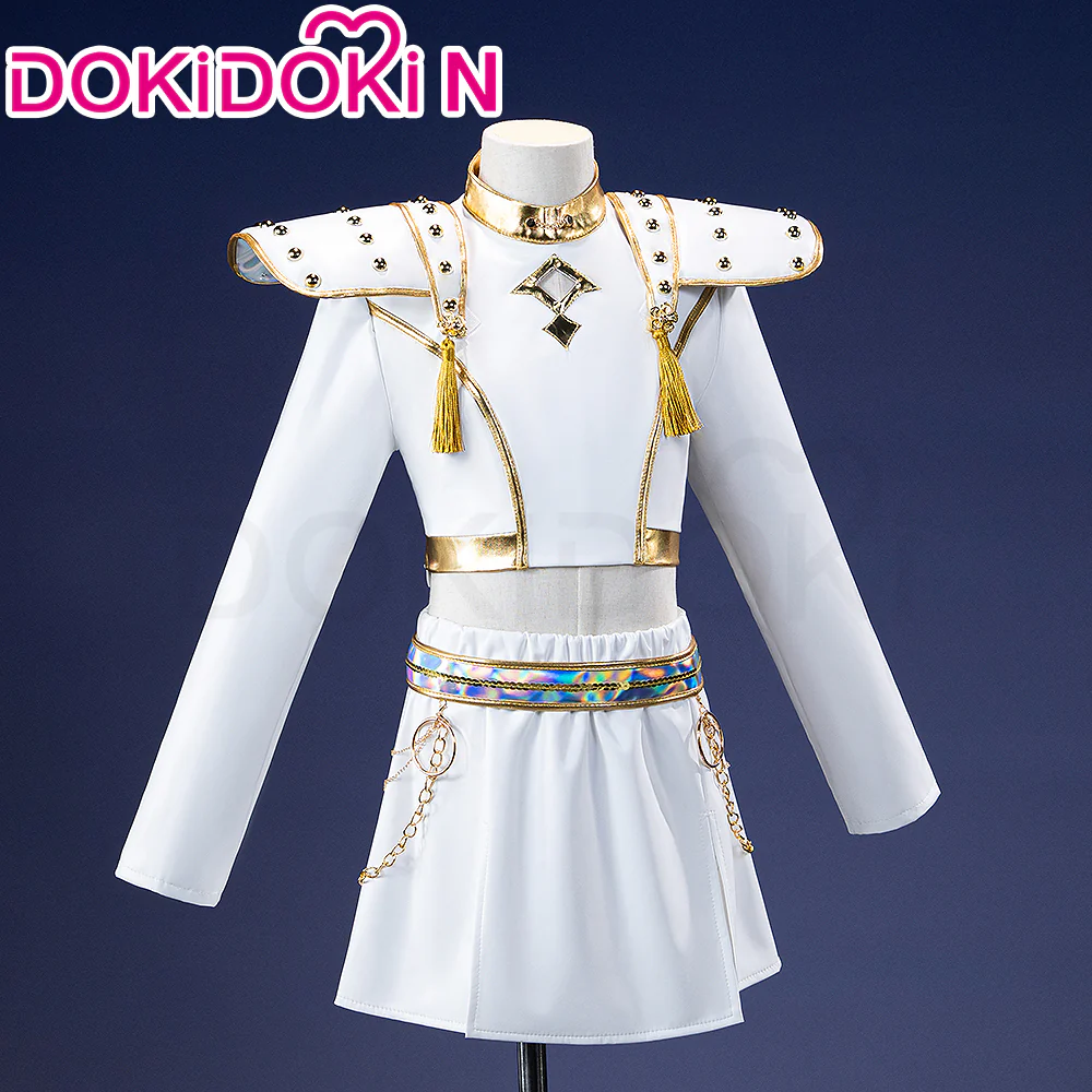 【Ready For Ship】【Last Batch】【Kids Version】DokiDoki-N Movie Anime KPOP KILLER Cosplay Costume White SERIES Children Version - Image 3
