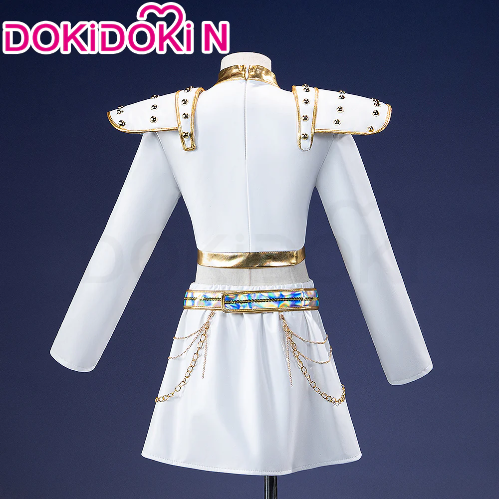 【Ready For Ship】【Last Batch】【Kids Version】DokiDoki-N Movie Anime KPOP KILLER Cosplay Costume White SERIES Children Version - Image 4