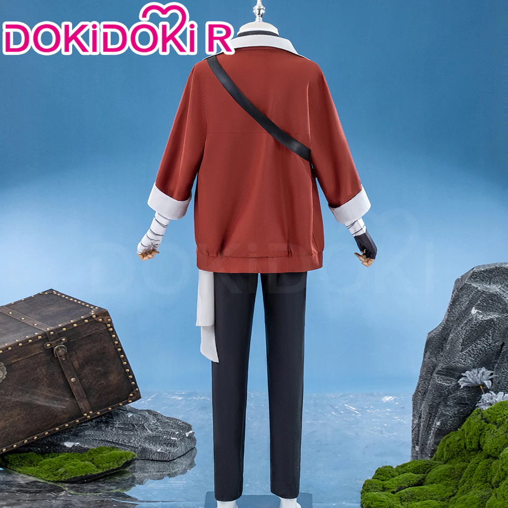 【In Stock】DokiDoki-R Anime  Cosplay Staark Costume Red - Image 4