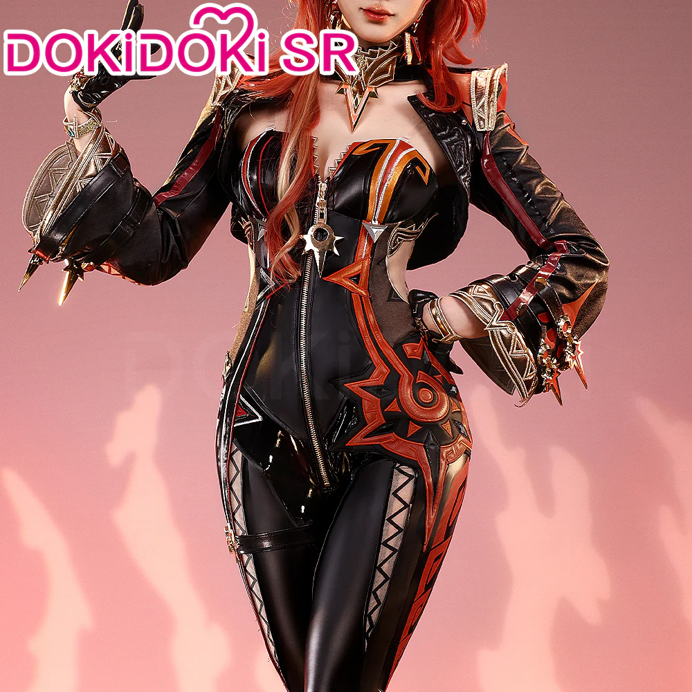 【US/EU LOCAL SHIPPING 】【Size S-2XL】DokiDoki-SR Game Genshin Impact Cosplay Pyro Archon Mavuika Costume Natlan - Image 2