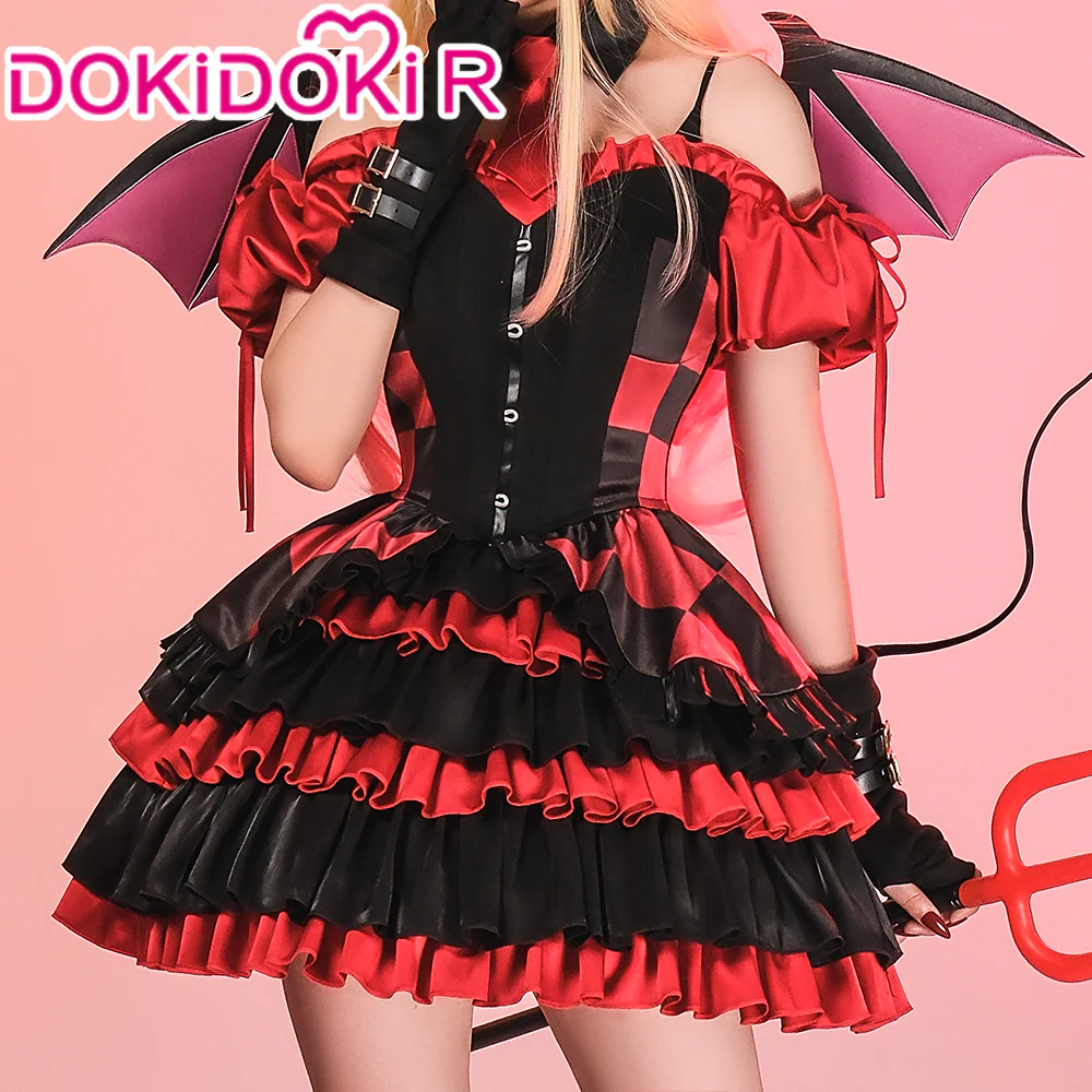 【US LOCAL SHIPPING 】【Last Batch】DokiDoki-R Anime Cosplay Costume Halloween Red Black Devil - Image 4