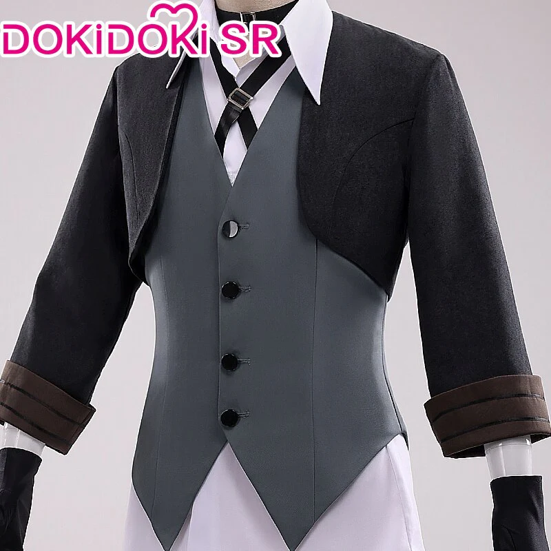 【Ready For Ship】【Size L-3XL】DokiDoki-SR Anime Cosplay Costume Uniform Black Suit - Image 4