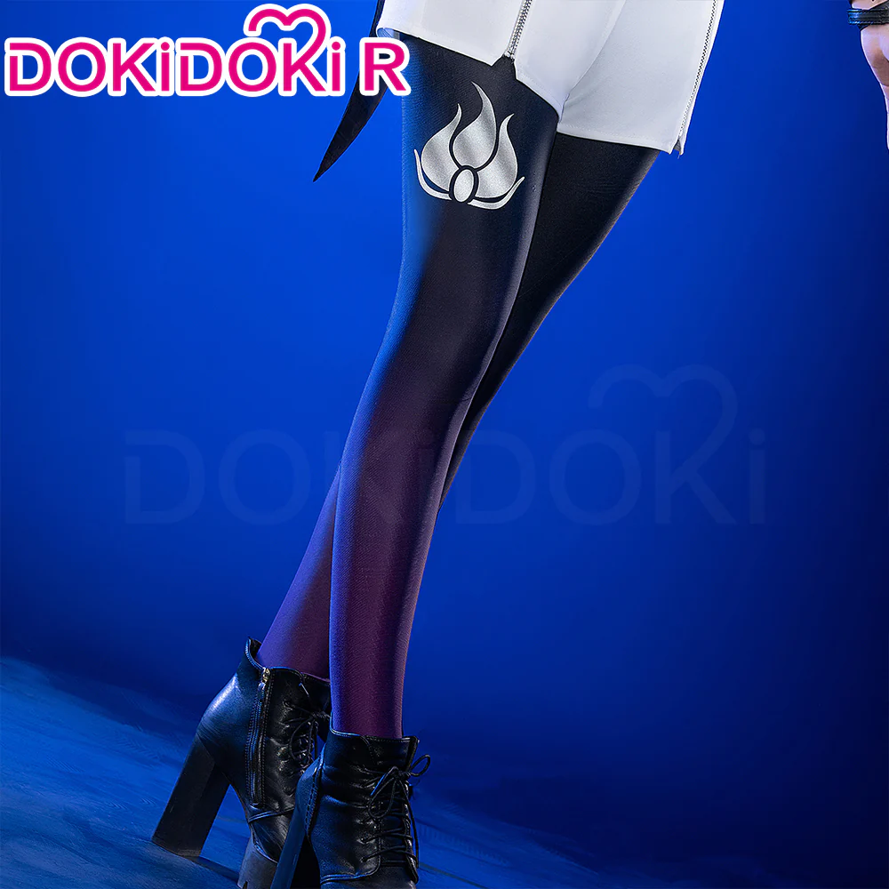 【In Stock】【Size S-2XL】DokiDoki-R Anime Cosplay Cosplay Black Costume / Wig Female - Image 4