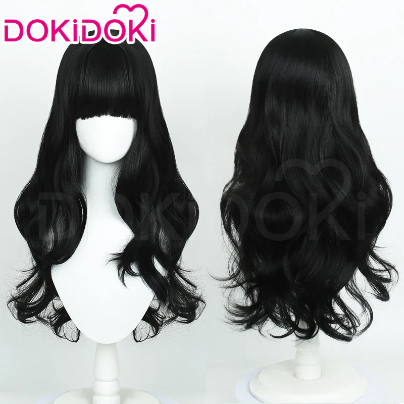 【In Stock】【Size S-2XL】DokiDoki-R Anime Cosplay Cosplay Black Costume / Wig Female - Image 6