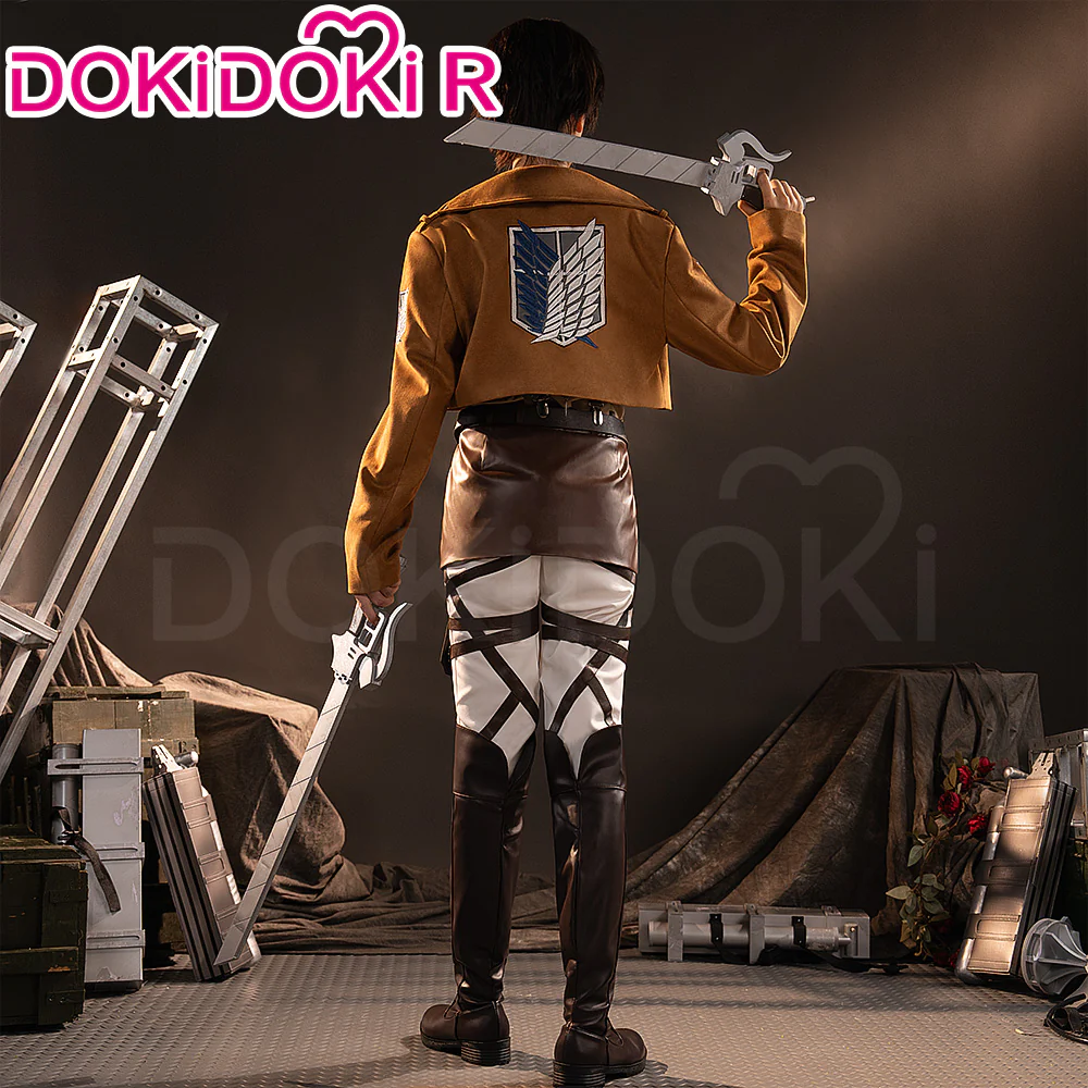 【Size S-3XL】 DokiDoki-R Anime Cosplay Brown Belt Uniform Costume - Image 2