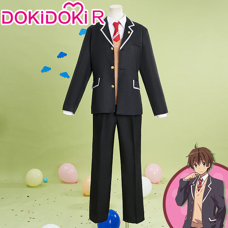 【Size S-2XL】DokiDoki-R Anime Love, Chunibyo & Other Delusions Cosplay Togashi Yuuta Costume