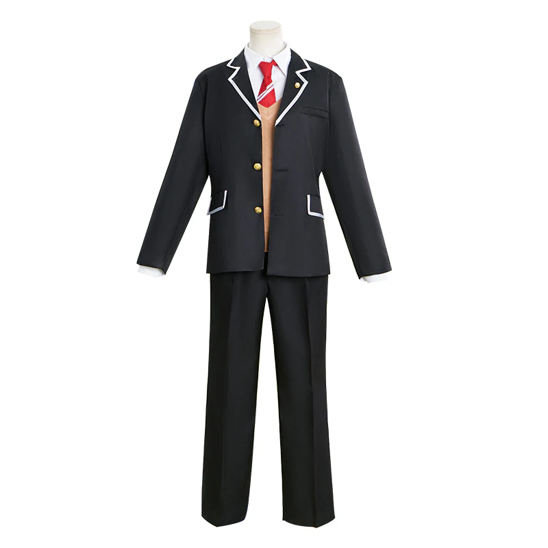 【Size S-2XL】DokiDoki-R Anime Love, Chunibyo & Other Delusions Cosplay Togashi Yuuta Costume - Image 5