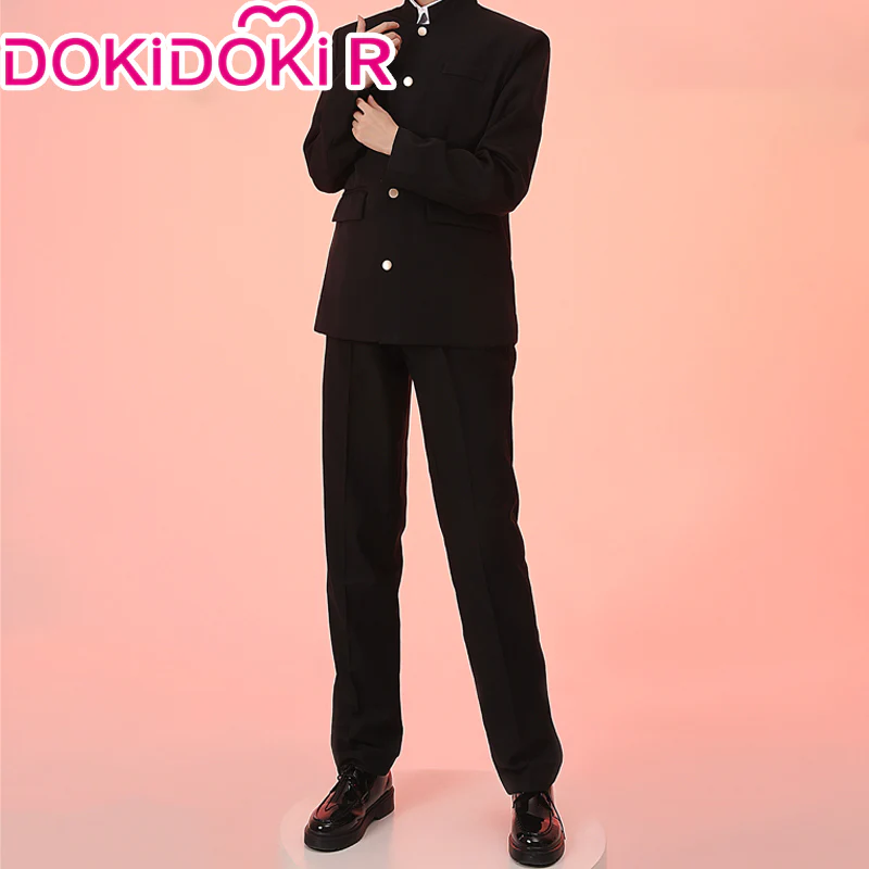 【In Stock】【Size S-2XL】DokiDoki-R Anime Manga Cosplay Costume Black Suit - Image 3