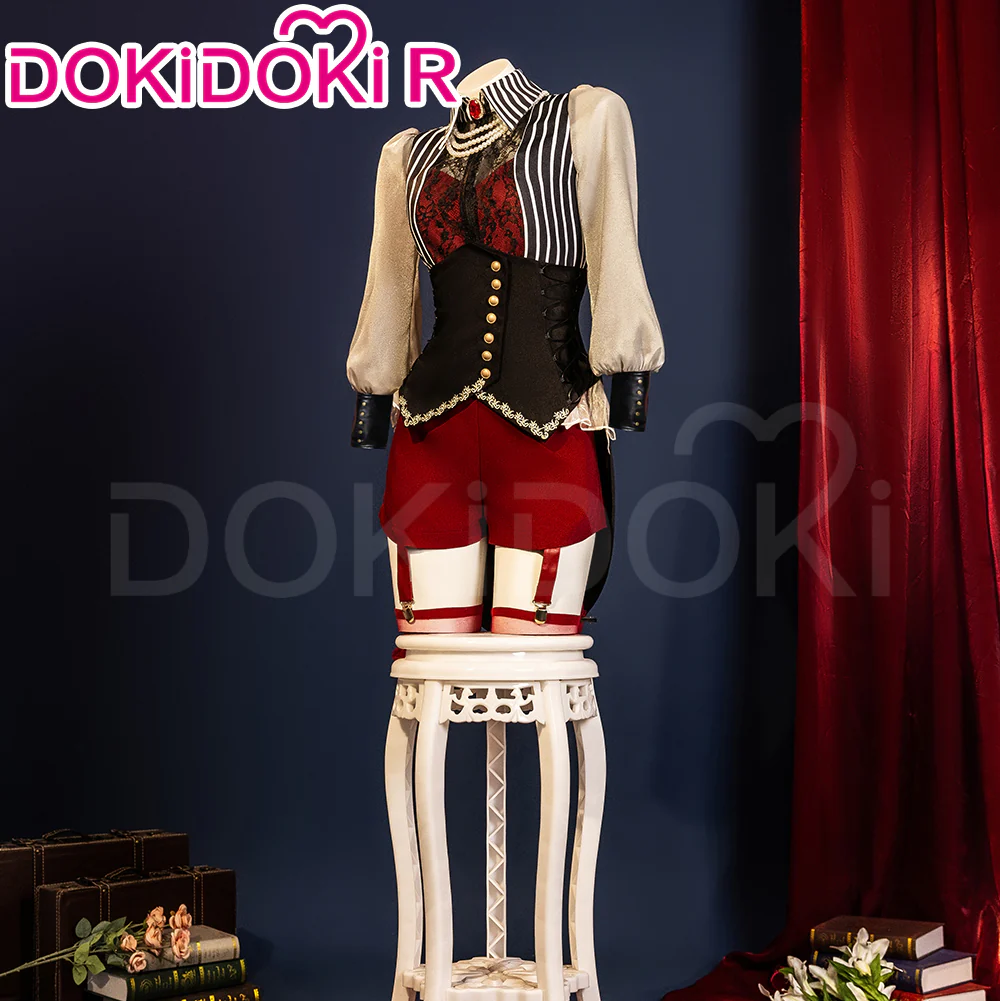 【In Stock】【Size S-2XL】DokiDoki-R Game BanG Dream! Cosplay Yuutenji Nyamu Costume Stage Dress Ave Mujica - Image 2