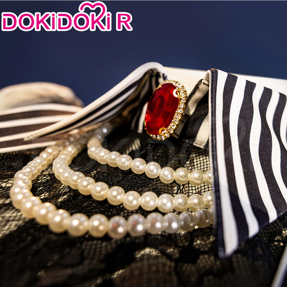 【In Stock】【Size S-2XL】DokiDoki-R Game BanG Dream! Cosplay Yuutenji Nyamu Costume Stage Dress Ave Mujica - Image 4