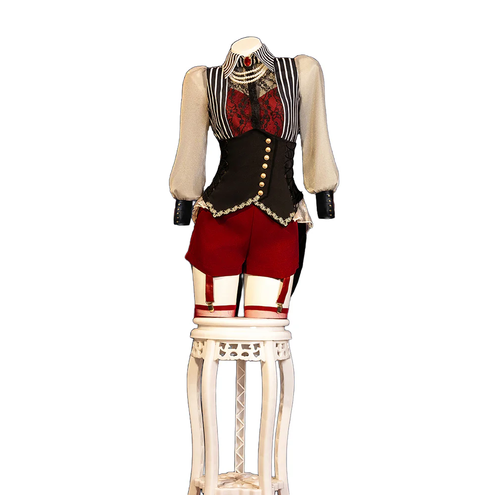 【In Stock】【Size S-2XL】DokiDoki-R Game BanG Dream! Cosplay Yuutenji Nyamu Costume Stage Dress Ave Mujica - Image 5