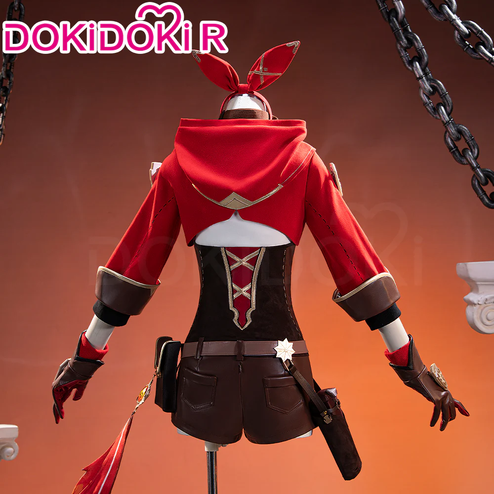 【Size S-2XL】DokiDoki-R Game Genshin Impact Cosplay Amber Costume - Image 2