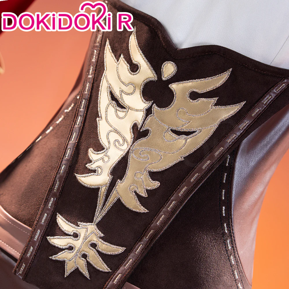 【Size S-2XL】DokiDoki-R Game Genshin Impact Cosplay Amber Costume - Image 4