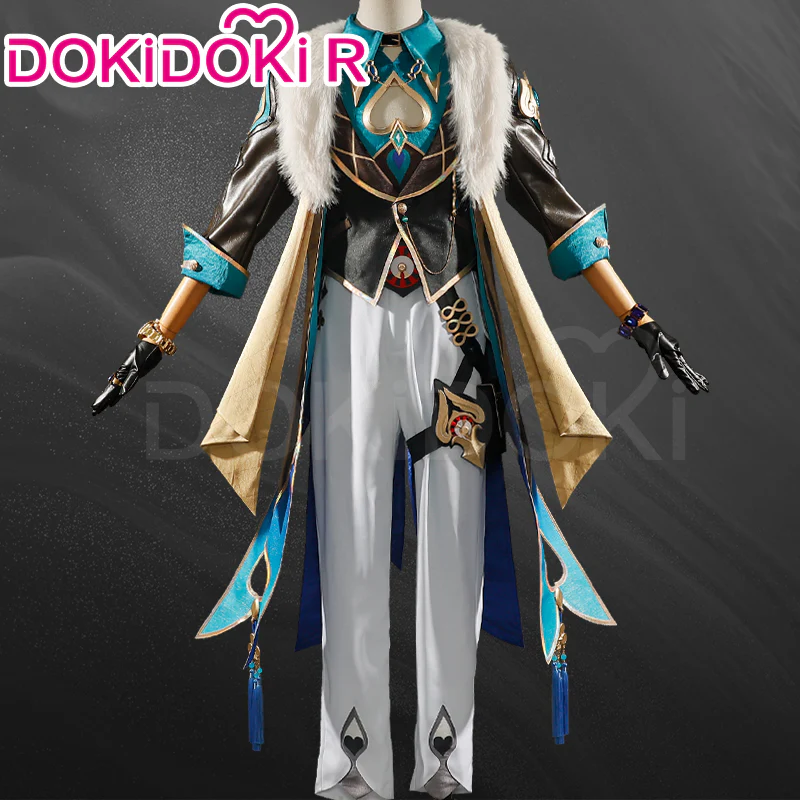 【Size S-2XL】DokiDoki-R Game Honkai: Star Rail Cosplay Aventurine Costume Shajin Sha Jin - Image 3