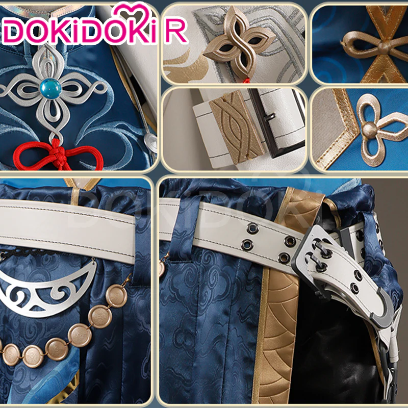 【Partially Ready For Ship】【Size S-2XL】DokiDoki-R Game Honkai: Star Rail Cosplay Feixiao Costume Fei Xiao - Image 5