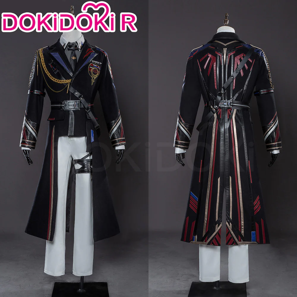 【Size S-2XL】DokiDoki-R Game Love and Deepspace Cosplay Caleb Farspace Colonel Set Costume Cloudsreach Strategy