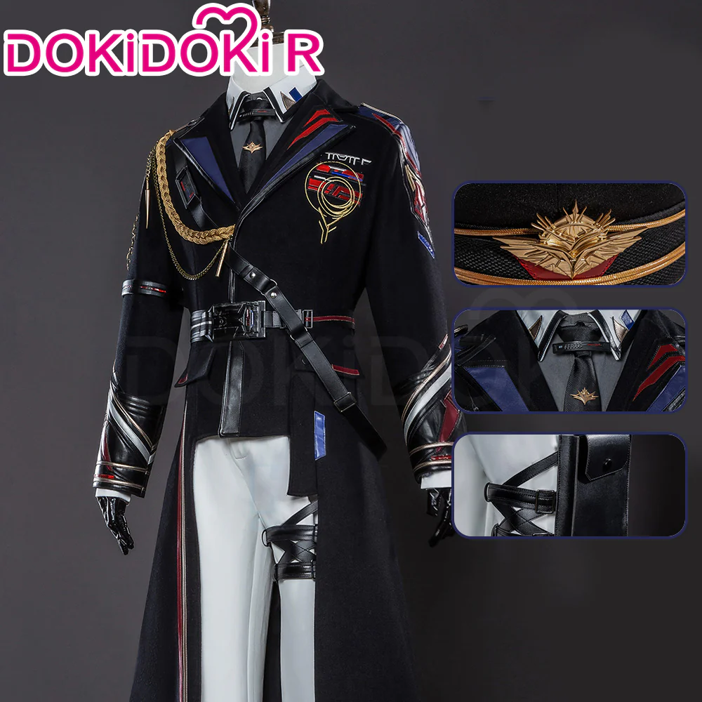 【Size S-2XL】DokiDoki-R Game Love and Deepspace Cosplay Caleb Farspace Colonel Set Costume Cloudsreach Strategy - Image 3
