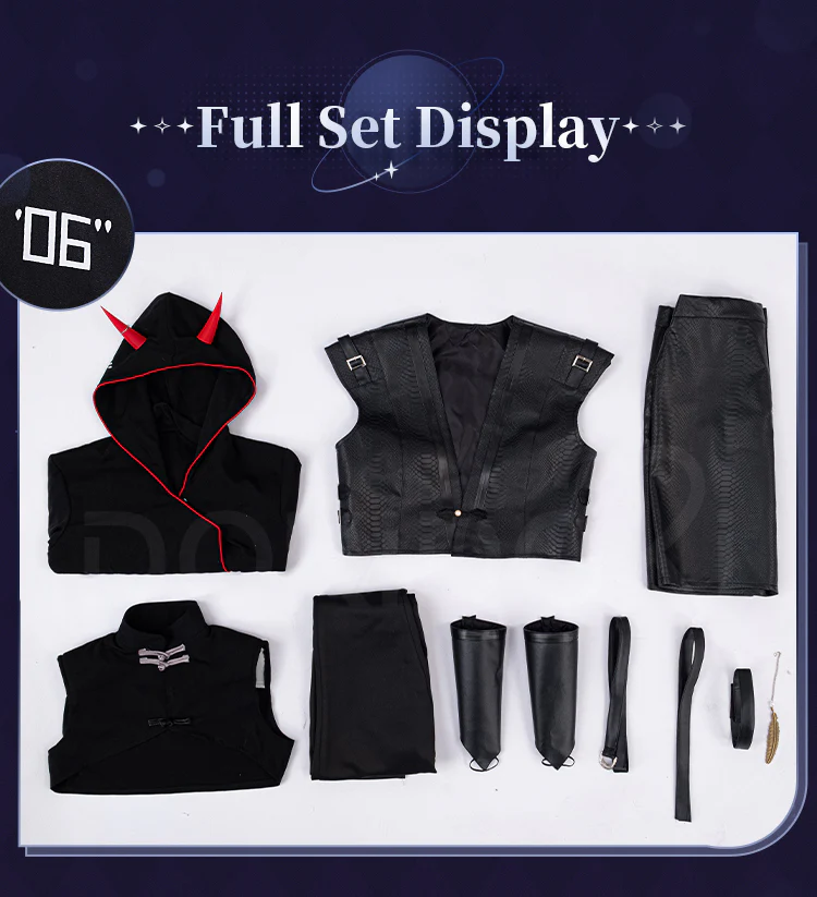【Size S-2XL】DokiDoki-R Game Love and Deepspace Cosplay Luke / Kieran Costume / Mask - Image 7