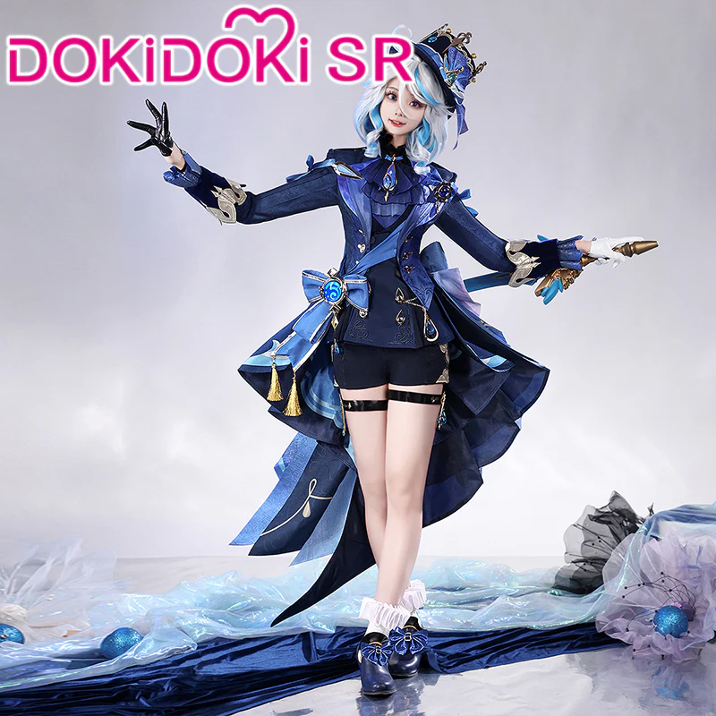 【US/EU LOCAL SHIPPING】【Size S-2XL】DokiDoki-SR Game Genshin Impact Cosplay Fontaine Furina Costume Dark Furina Focalors - Image 16